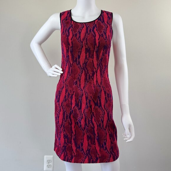 Sandro Snake Skin Print Bodycon Dress - Picture 1 of 10
